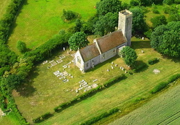 1. St Mary - the graveyard from the North West